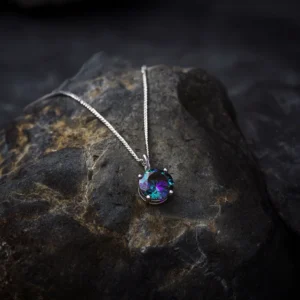 Alexandrite Silver Necklace