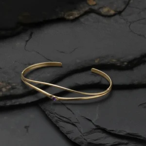 Amethyst Gold Bracelet